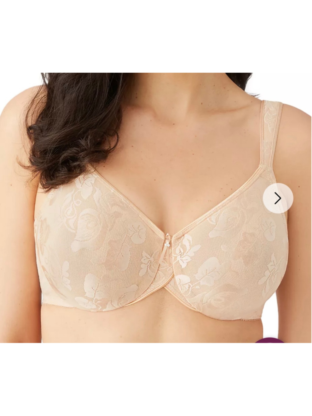 Wacoal 36DDD beige Awareness Full Figure Seamless Underwire Bra